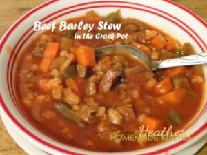 Beef Barley Stew