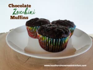 chocolate zucchini muffins