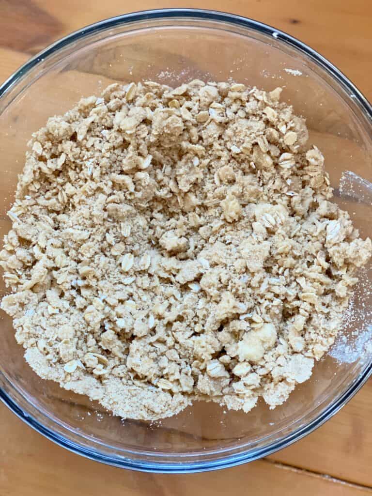 Streusel topping for apple pie muffins