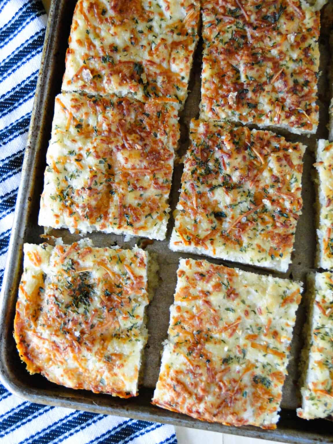 Garlic Parmesan Focaccia Bread Heather's Homemade Kitchen