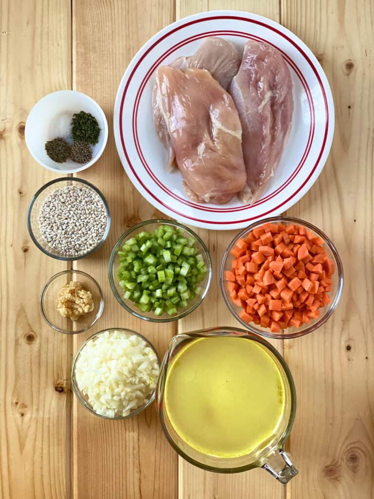 Crock Pot Chicken Barley Soup Heather's Homemade Kitchen