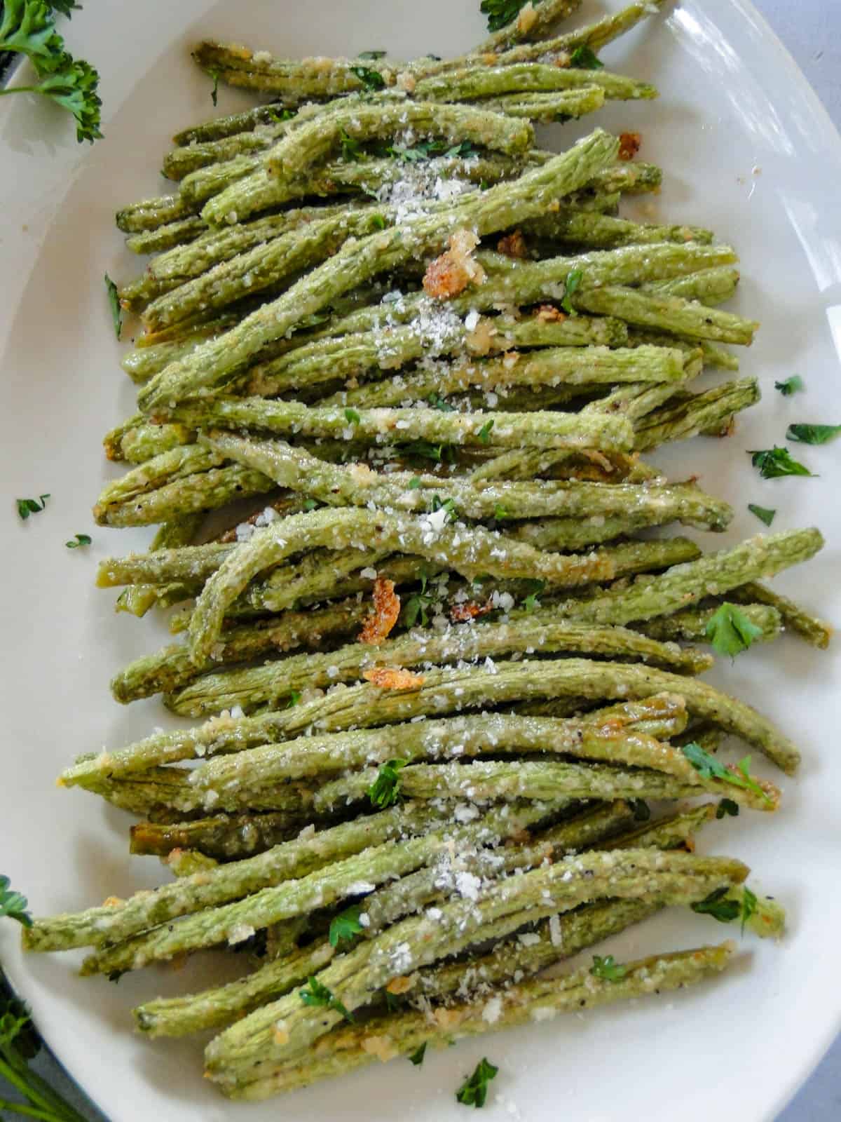 Garlic Parmesan Green Beans Heather's Homemade Kitchen